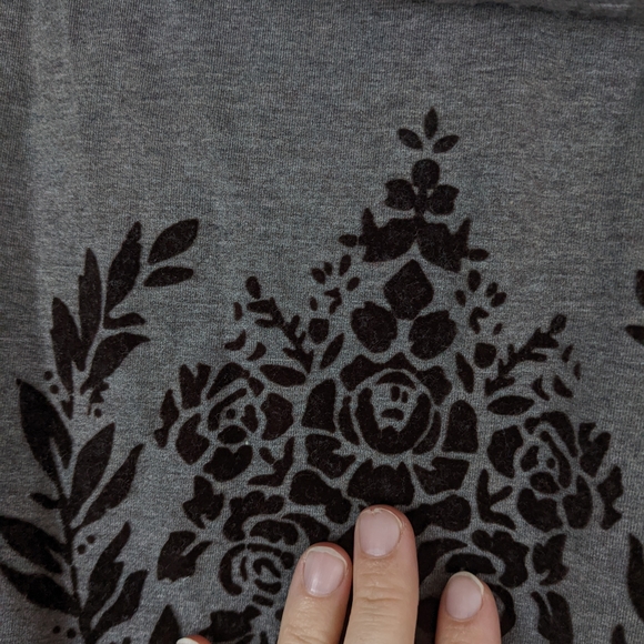 SOFT SURROUNDINGS cowl neck damask tan sweater - Picture 12 of 12